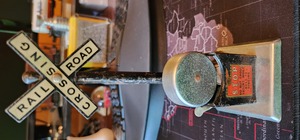 Marx Railroad Crossing Bell Sign