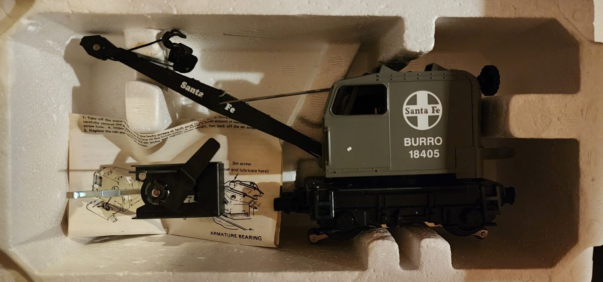 Lionel Santa Fe Burro Crane Model #18405